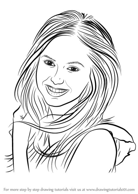 How To Draw Nina Dobrev Celebrities Step By Step