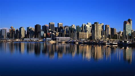 48 Vancouver Skyline Wallpaper