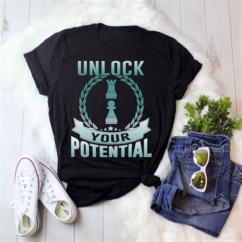 Chess Master Motivation Potential Tees Chess Player Unlock Your