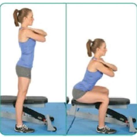 Box Squat Exercise How To Workout Trainer By Skimble