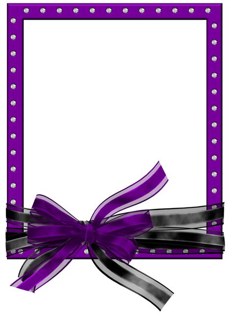 Bow Clipart Frame Clipart Photo Png Wedding Borders Boarders And