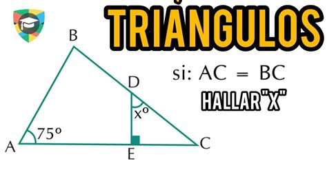 Ejercicios Resueltos De Triangulos Geometria Youtube