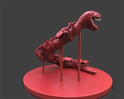 3d Printed Snake From Outerspace By Shinpaburo Pinshape