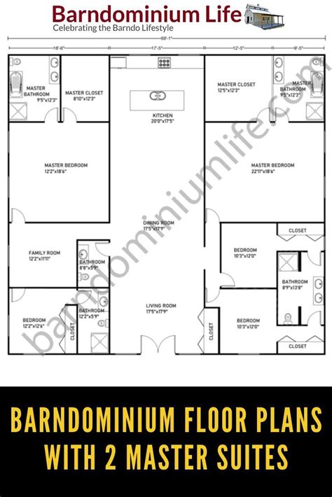 Barndominium Floor Plans With 2 Master Suites What To Consider Artofit
