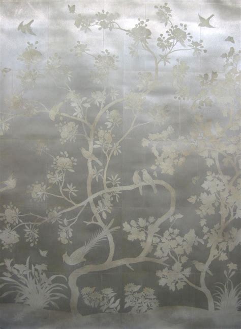 Gracie Hand Painted Wallpaper Hand Painted Walls Mirrored Furniture