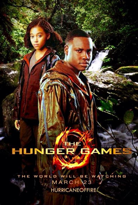 Thresh And Rue The Hunger Games Hunger Games Poster Hunger Games