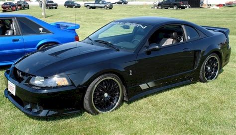 Black 2003 Saleen S281 Cobra Ford Mustang Coupe