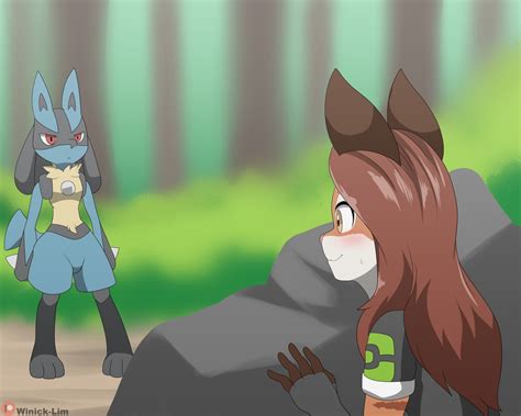 Commission Wild Lucario Appeared By Winick Lim Fur Affinity Dot Net