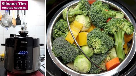 El brócoli al vapor es una guarnición perfecta para acompañar cualquier plato. Cómo cocinar Verduras al Vapor en una OLLA eléctrica a ...