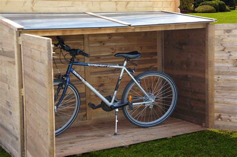 Banc coffre de jardin 4 places en bois nature decouvertes. Chalet & Jardin Boutique : Coffre en bois & Abri vélos ...