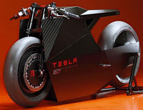 The Sokudo Is A Stealthy Electric Tesla Motorcycle Concept That Shape