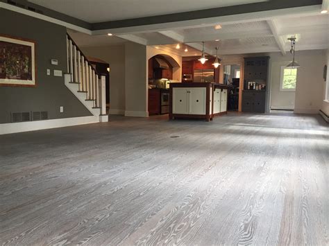 This Red Oak Floor Was Fumed And Then Finished With 5 Smoke Colored