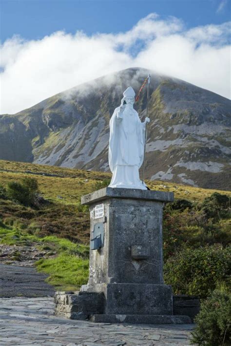 Statue Of St Patrick Beneath Croagh Patrick Co Mayoweb Size The