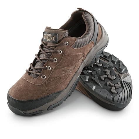 Mens Guide Gear® True Trail Waterproof Shoes Brown 235345 Hiking