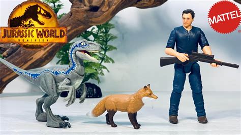 Mattel Jurassic World Dominion Owen And Velociraptor “beta” Review Dino Pack Youtube