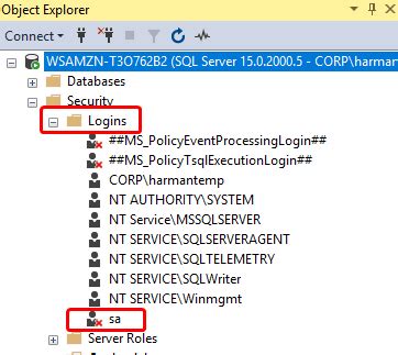 How To Enable Sa User In SQL Server Cantech Networks