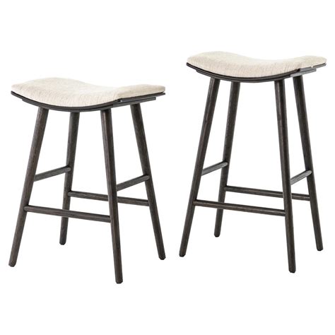 Check spelling or type a new query. Shiela Modern Beige Canvas Upholstered Seat Black Wood Leg ...