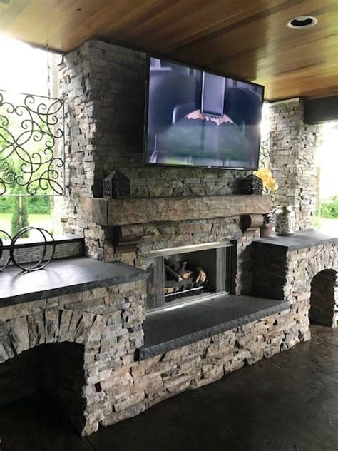 Fireplace Mantel Wood 78 Long Custom Made Rustic 8 By Etsy Outdoor