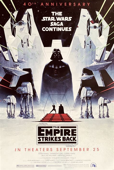 Original Star Wars Episode V The Empire Strikes Back 40th Anniversary