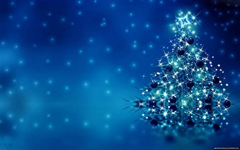 Striped dark blue background with a ribbon with a bow, with spruce branches, snowflakes and sweet christmas candy canes. Blue Christmas Wallpaper (66+ pictures)