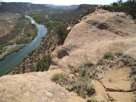 San Juan River Flows Downstream Navajo Editorial Stock Photo Stock