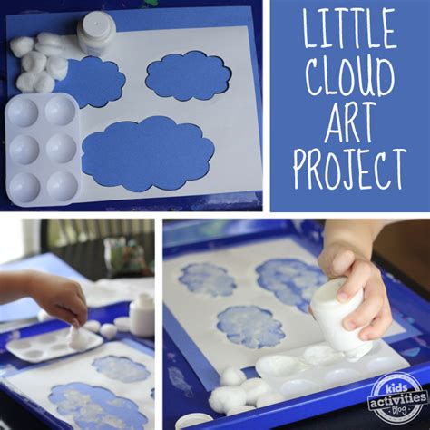 Cloud Art For Preschoolers Inspired By Eric Carle Preschool Weather