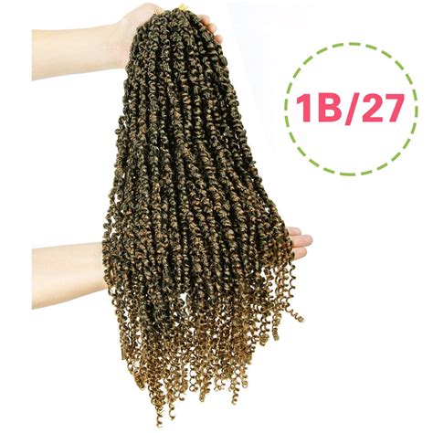 Synthetic Pre Looped Passion Twists Crochet Braiding Hair