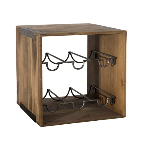 Découvrez l'offre etagère range bouteilles en métal pas cher sur cdiscount. Casier à bouteilles en Teck recyclé et métal 32x32x32cm ...