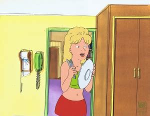King Of The Hill Original Animation Production Cel Drawing Of Peggy