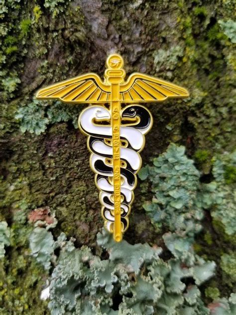 Caduceus Staff Of Hermes Hermetic Staff Alchemy Enamel Etsy Egyptian Gods Greek Gods