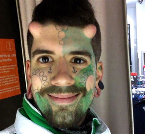 Viralands These Face Tattoos May Haunt You Forever You