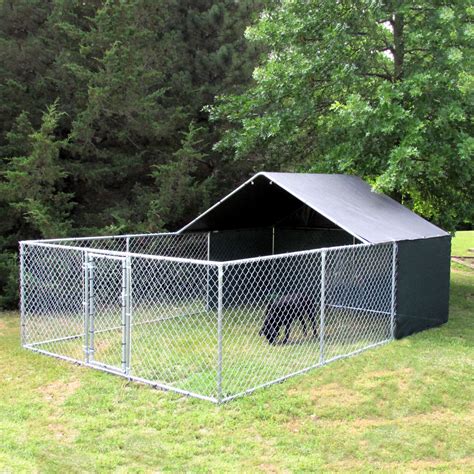 10 x15ft X-Large Outdoor Pet Dog Run House Kennel Shade Cage Enclosure