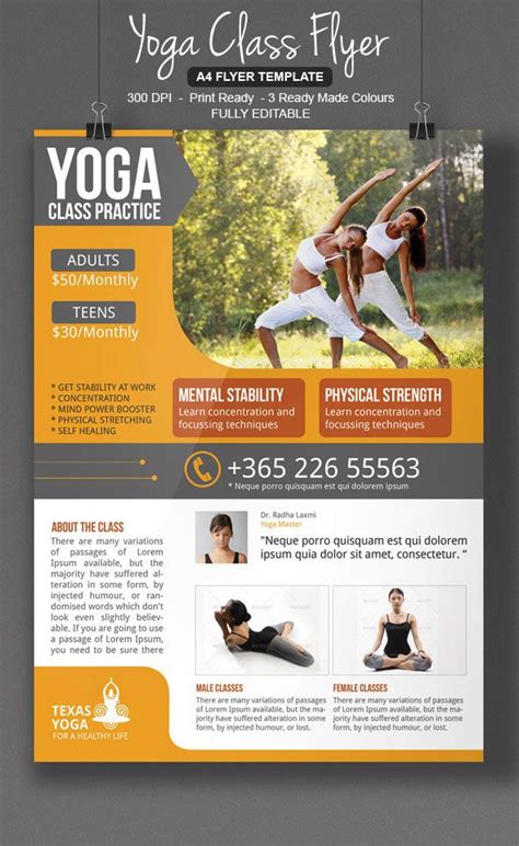 yoga brochure ideas beautiful brochure design ideas