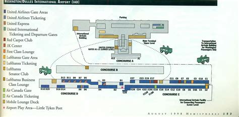 United Dulles Diagram August 1998 A United Airlines Diagr Flickr