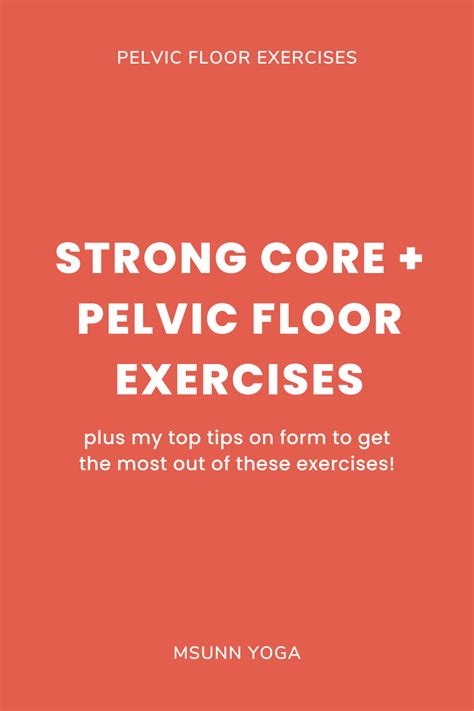 Strengthen Pelvic Floor Muscles Without Kegels Artofit