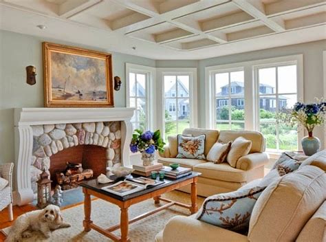 New England Nautical Style Living Rooms Completely Coastal