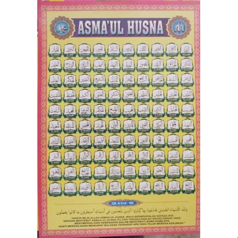 Hadits tentang asmaul husna latin. Teks Asmaul Husna Latin : Pengertian Asmaul Husna Tulisan ...