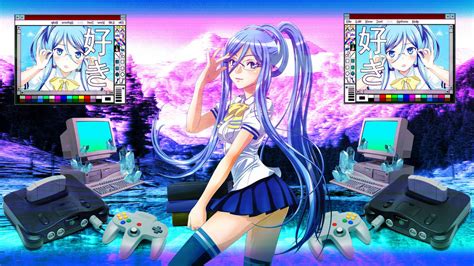 Here are only the best 1920x1080 anime wallpapers. My Anime Vaporwave Wallpaper #03 by iamthebest052 on ...