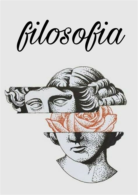 Capa De Trabalho De Filosofia Com Desenho