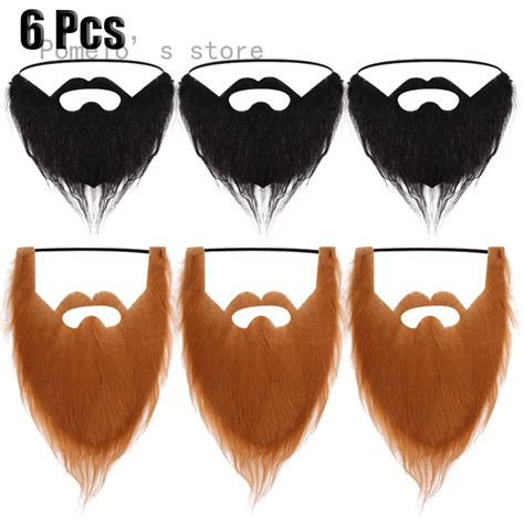 Funny Halloween Party Costume Fancy Dress Facial Hair Fake Beard Moustache Wig Specialty