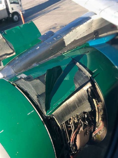 Passengers Terrified After Part Of Engine Cover Flies Off Plane During