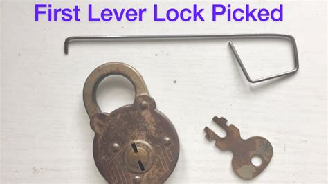48 First Lever Lock Attempt Youtube
