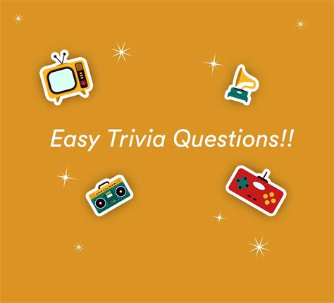 250 Easy Trivia Questions And Answers Thought Catalog