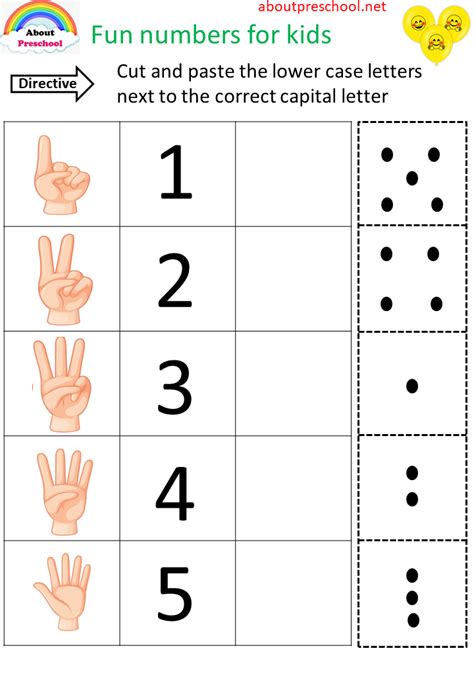 Number Matching Preschool Numbers Preschool Preschool Worksheets