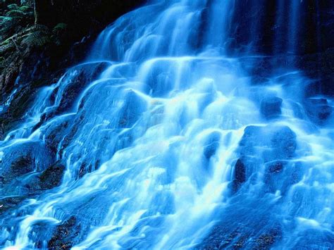 Beautiful Blue Waterfall Blue Photo 39489239 Fanpop