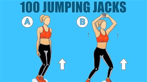 Jumping Jacks Workout Burn Calories Fast Youtube