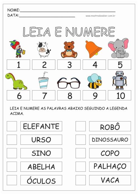 Atividades Para Educação Infantil Com Imagens Atividade Alfabeto