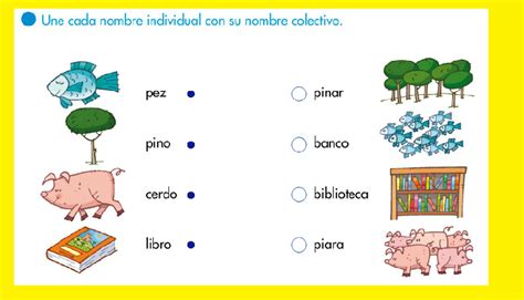 En la clase de hoy hemos trabajado los sustantivos individuales y colectivos. Creciendo en el Giner: sustantivos individuales y colectivos