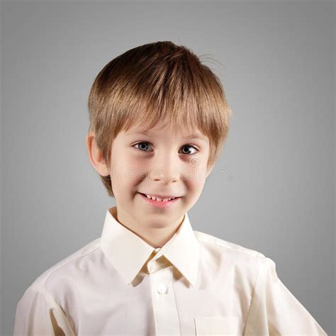 Boy Little Emotional Attractive Set Make Faces Stock Photo Image Of