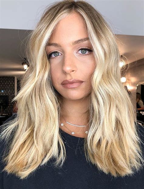 This shade is achieved by settling for a blend of light golden blonde and. Cute Golden Light Blonde Hair Colors & Hairstyles for 2019 ...